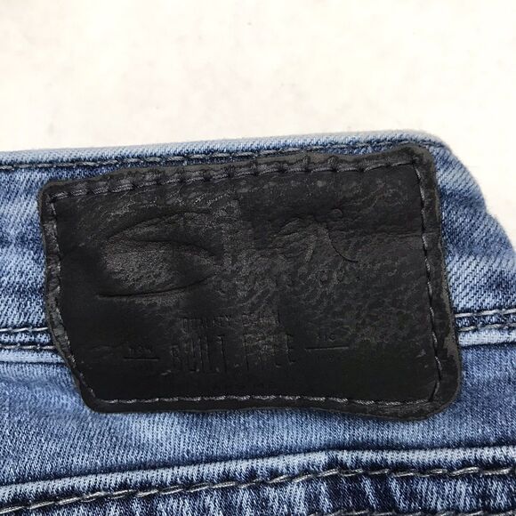 SILVER Calley Boot Jean Women 28x31 Acid Wash Denim Blue Coastal Cowgirl Boho - Picture 10 of 16